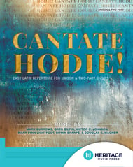 Cantate Hodie! Unison/Two-Part Reproducible Book cover